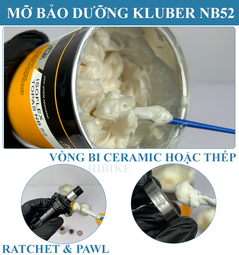 Mỡ Bảo Dưỡng Vòng Bi KLUBER NB52