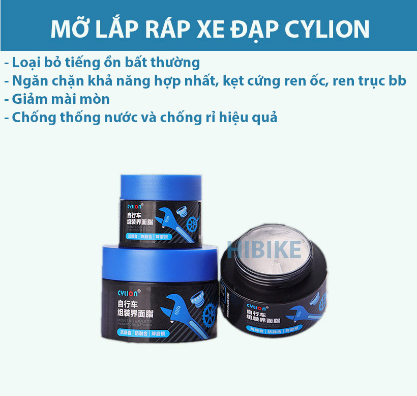 Mỡ lắp ráp xe đạp CYLION