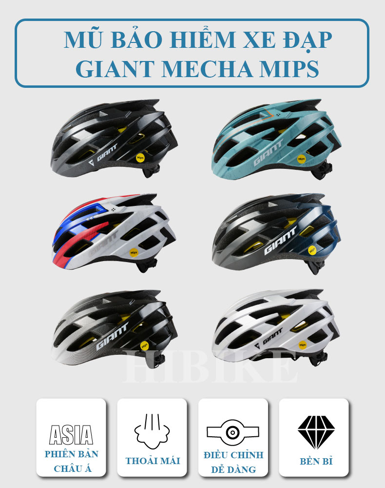Mũ Bảo Hiểm Xe Đạp GIANT MECHA MIPS
