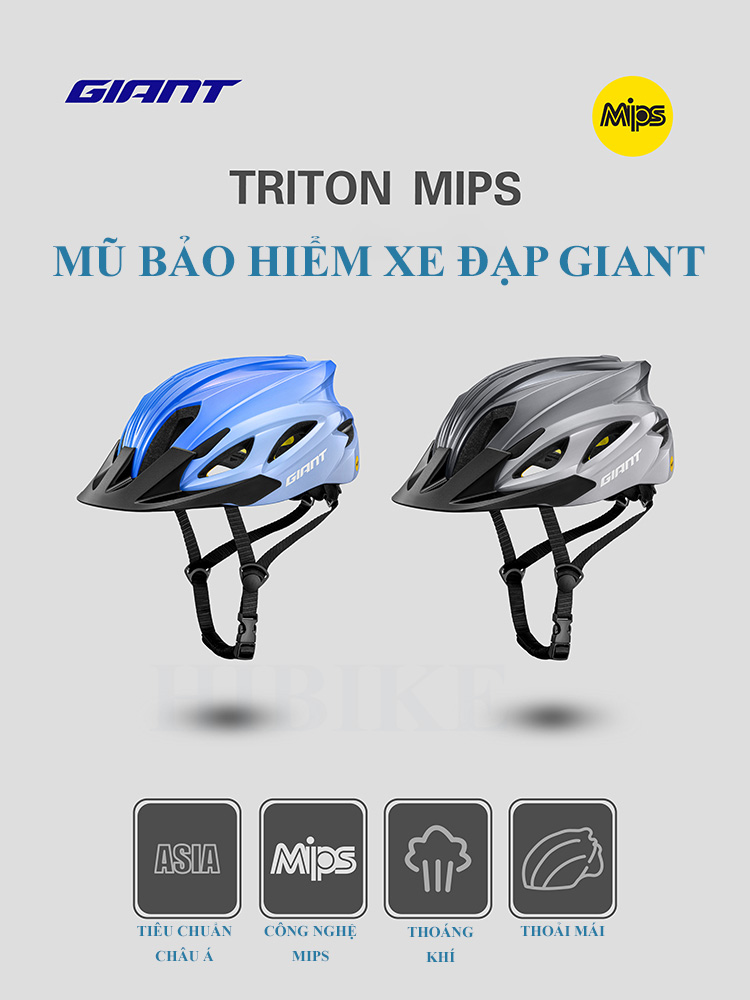 Mũ Bảo Hiểm Xe Đạp GIANT TRITON MIPS