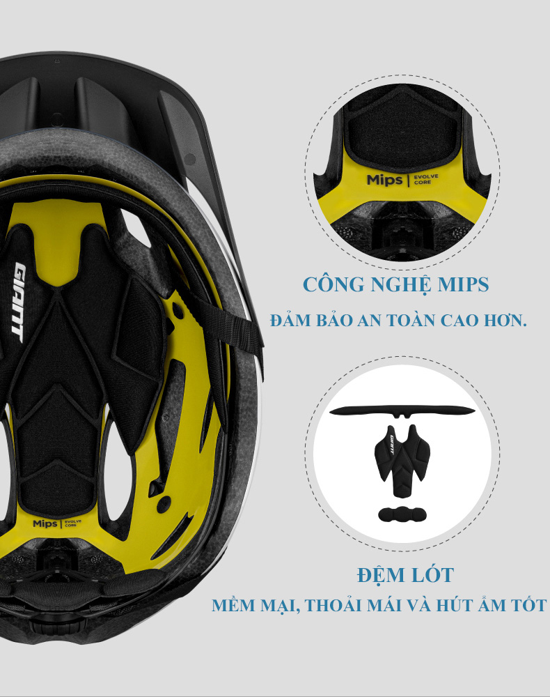 Mũ Bảo Hiểm Xe Đạp GIANT TRITON MIPS