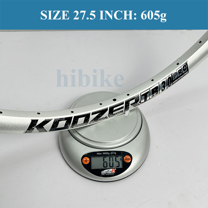 Niềng Nhôm 6069 Xe Đạp KOOZER TR30 PRO 32 Lỗ - Phanh Đĩa Màu Bạc