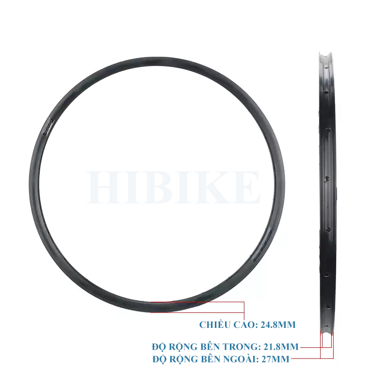 Niềng Nhôm Xe Đạp Giant TCR DEFY  700C - Phanh Đĩa