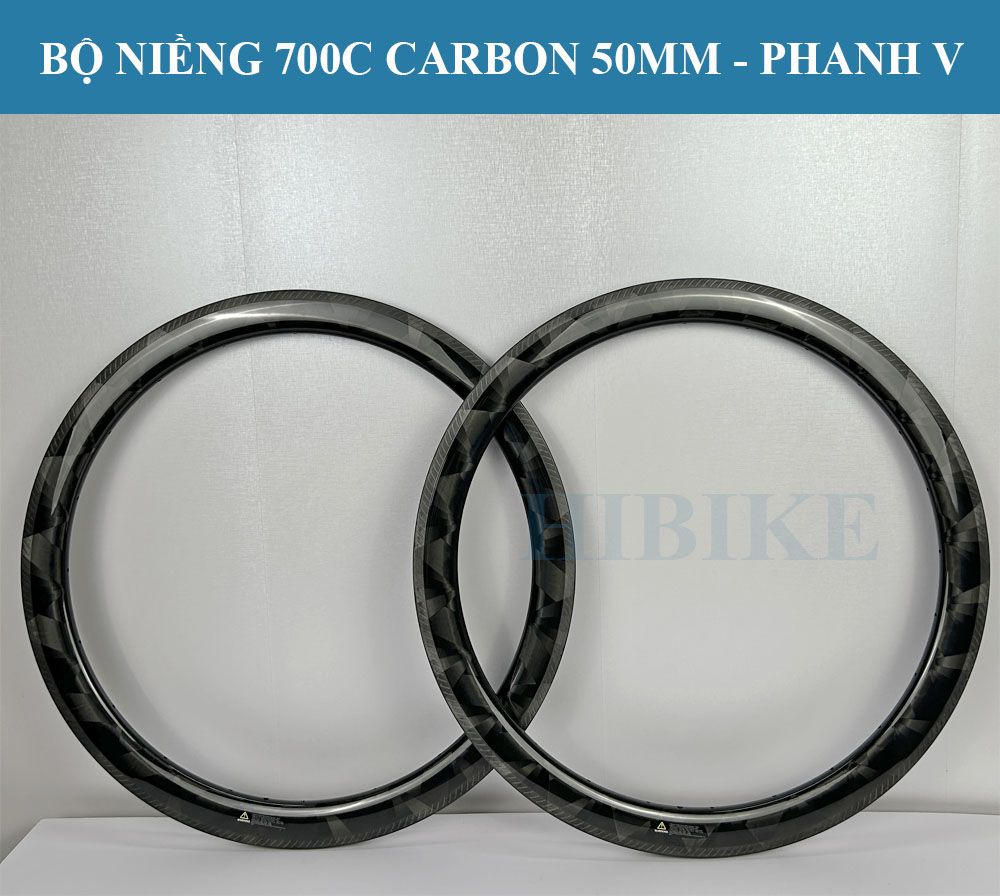 Niềng Xe Đạp 700C CARBON TORAY - Phanh V