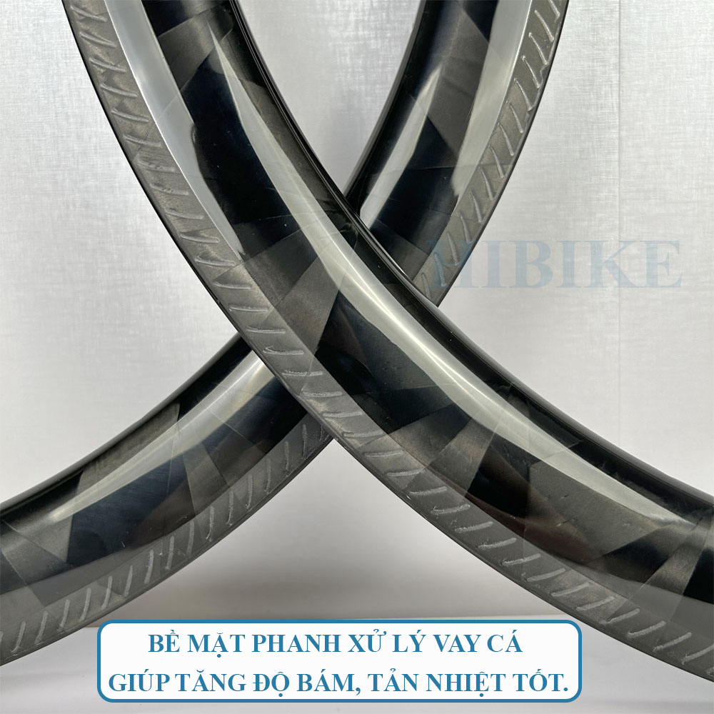 Niềng Xe Đạp 700C CARBON TORAY - Phanh V