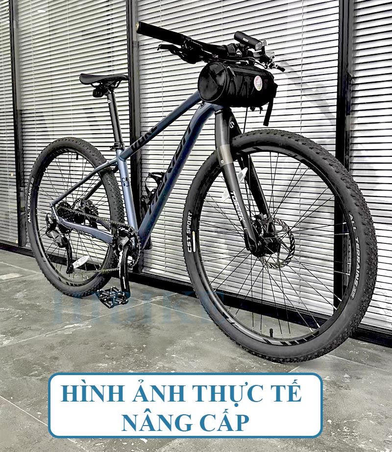 Phuộc Đơ Xe Đạp MTB CARBON TOSEEK – Phanh Đĩa - Cổ Nở 39.8mm