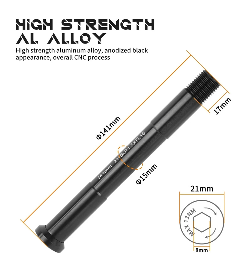 Phuộc Đơ Xe Đạp MTB CARBON TOSEEK M40 BOOST - Cổ Nở 39.8mm
