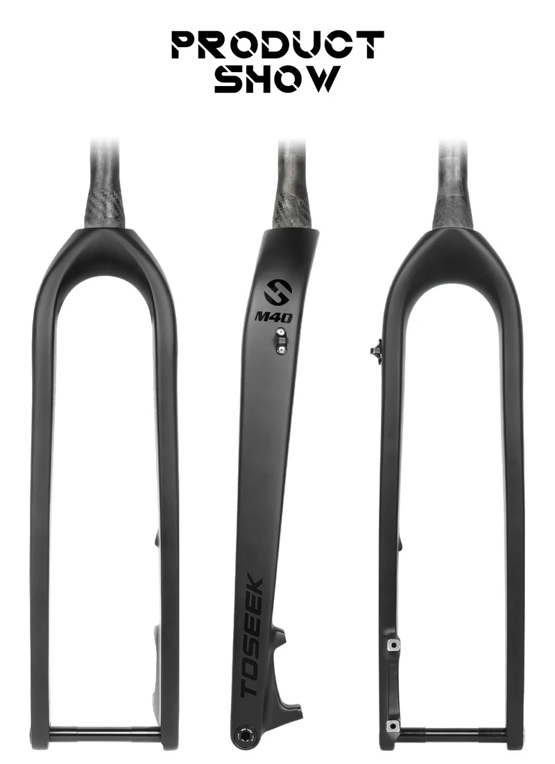 Phuộc Đơ Xe Đạp MTB CARBON TOSEEK M40 BOOST - Cổ Nở 39.8mm