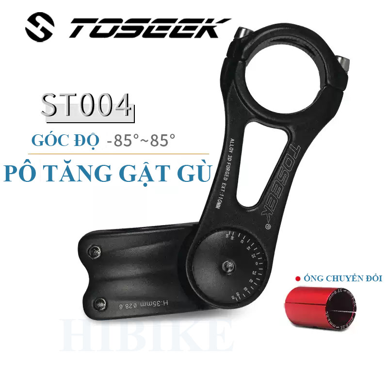 Pô Tăng Xe Đạp Nhôm Gật Gù TOSEEK ST004