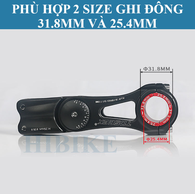 Pô Tăng Xe Đạp Nhôm Gật Gù TOSEEK ST004