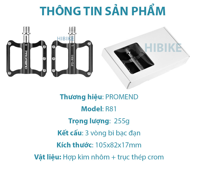 Pedan xe đạp PROMEND R81
