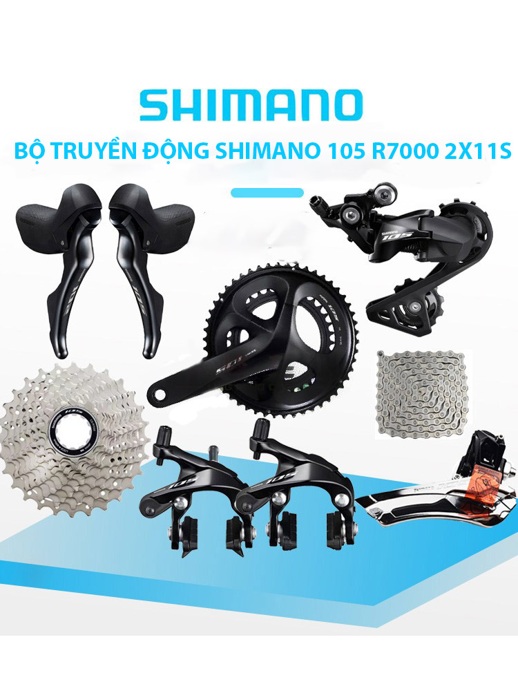 Bộ group SHIMANO 105 R7000 2x11S