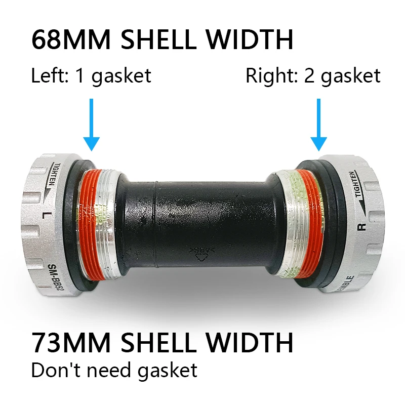 Trục giữa xe đạp SHIMANO DEORE SM-BB52