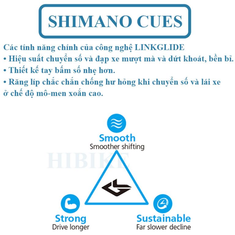 Bộ Group Xe Đạp SHIMANO CUES U6000 1X11S