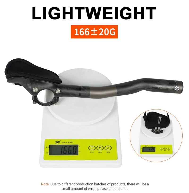 Tay càng nghỉ gắn ghi đông xe đạp chống mỏi Carbon TOSEEK