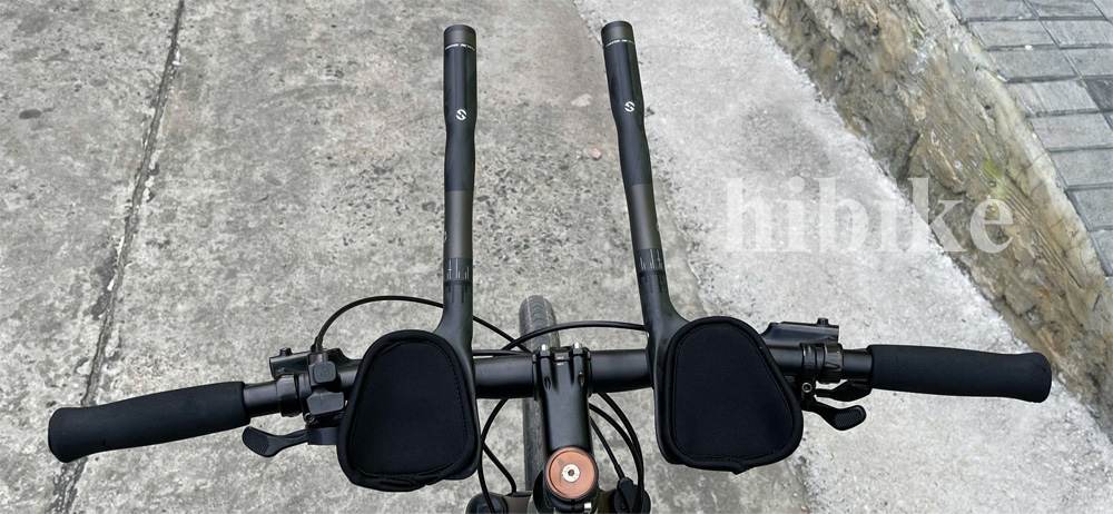 Tay càng nghỉ gắn ghi đông xe đạp chống mỏi Carbon TOSEEK