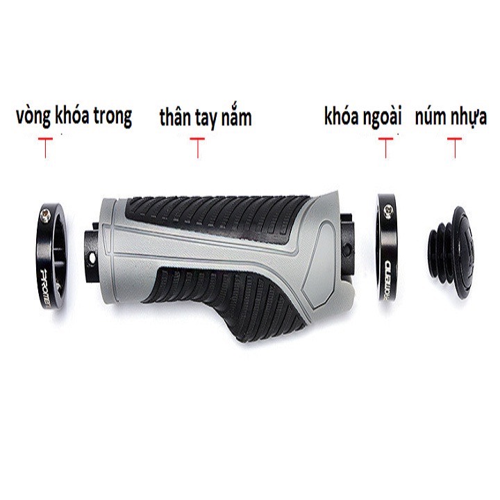 Tay nắm su có khóa chống mỏi PROMEND GR-504