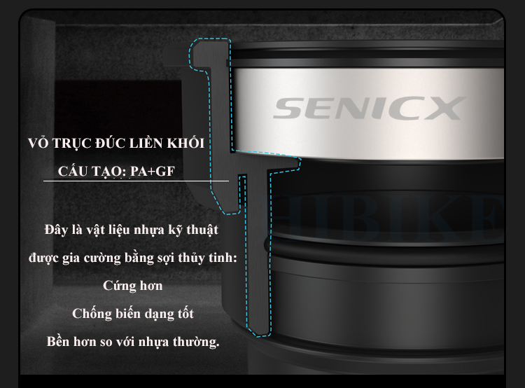 Trục Giữa BB Ép Xe Đạp SENICX CERAMIC BB86-24R