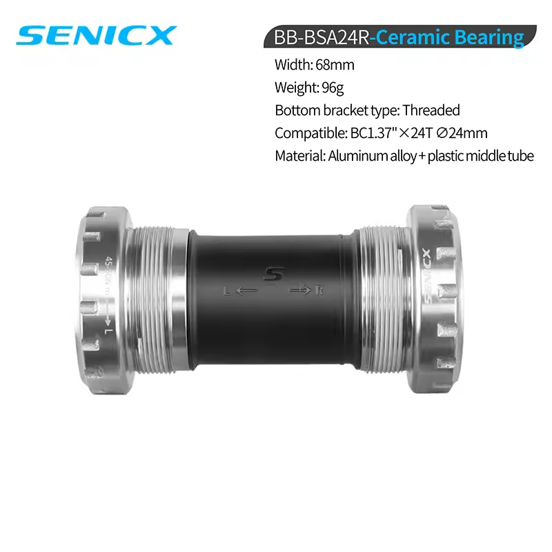 Trục Giữa BB Vặn Xe Đạp SENICX CERAMIC BSA24R