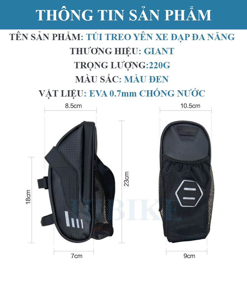 Túi Treo Yên Xe Đạp GIANT Đa Năng