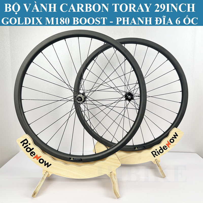 Bộ Vành Carbon Toray 29inch Goldix M180 Ratchet Exp 52T - BOOST