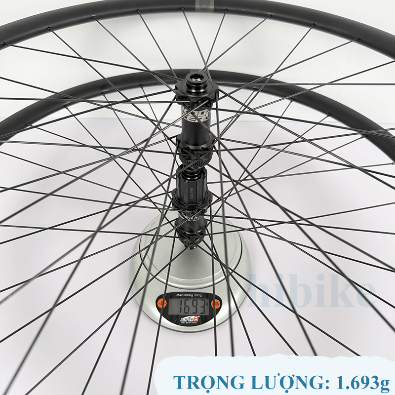 Bộ Vành Xe Đạp Đua 700C KOOZER 350 XR21 Nhôm 6069 Phanh Đĩa CL