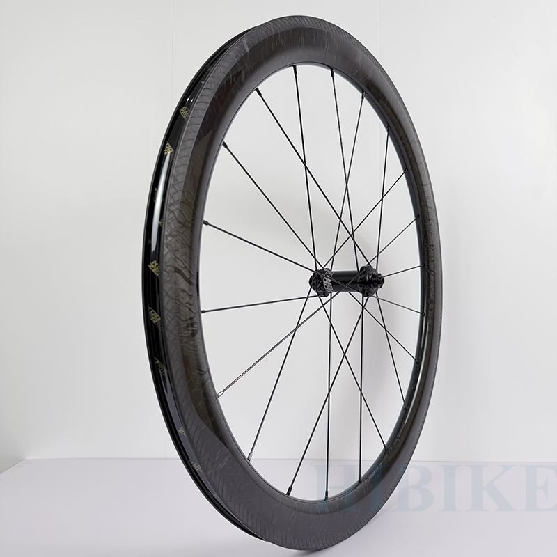 Bộ Vành Xe Đạp CARBON KOOZER 350 TORAY T800 50MM  AC3 Vân Đá - Phanh V