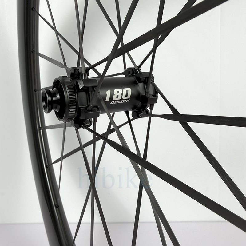 Bộ Vành Xe Đạp 700C CARBON TORAY 60MM R180 Ratchet EXP 52T Tăm Carbon 5.0mm - Phanh Đĩa Centerlock