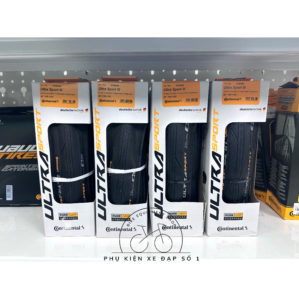 Lốp Xe Đạp CONTINENTAL ULTRA SPORT III 700C*23C/25C/28C