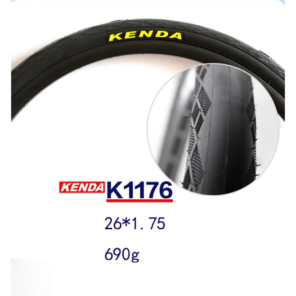 Lốp Trọc Xe Đạp KENDA K1176 26 Inch Và 27.5*1.75