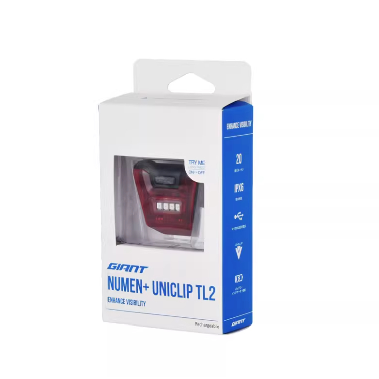 Đèn hậu Giant gắn phía sau yên xe đạp NUMEN+UNICLIP TL2