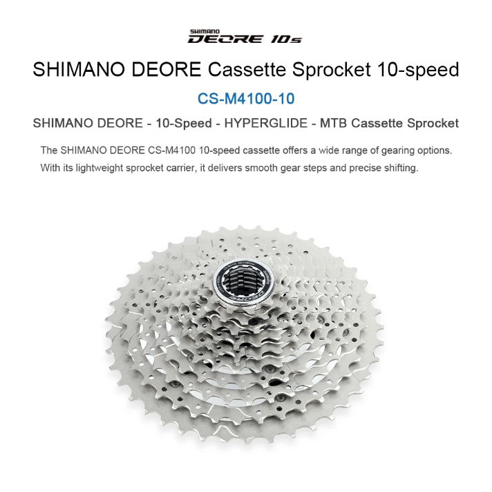 Líp Xe Đạp 10 Tầng SHIMANO DEORE CS-M4100 11-42T