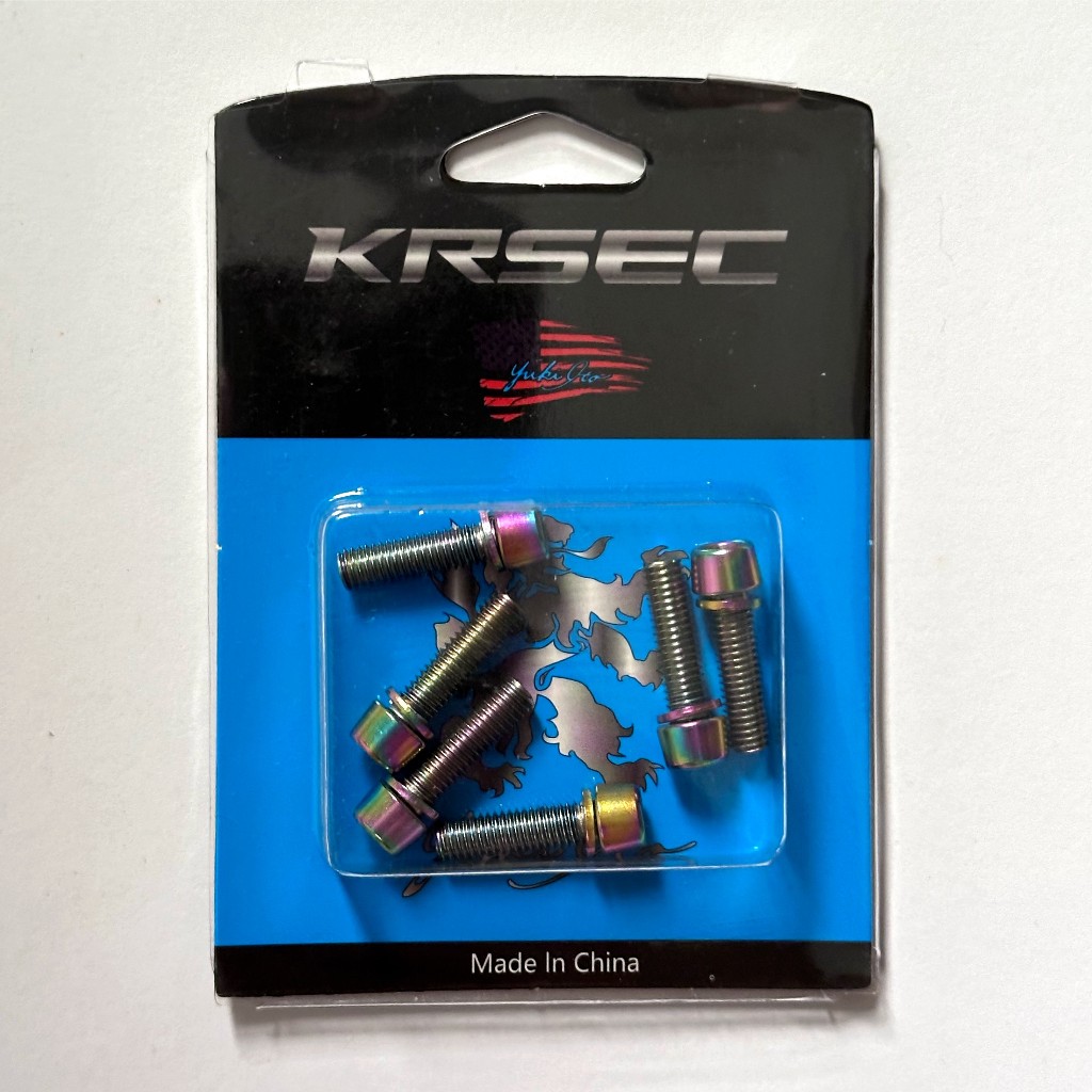 Bộ 6 Ốc Lục Giác Không Rỉ Gắn Pô Tăng Xe Đạp M5*18mm