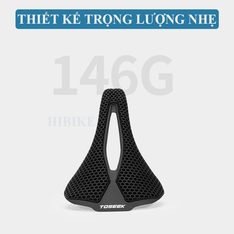 Yên Xe Đạp Carbon 3D Toseek P300