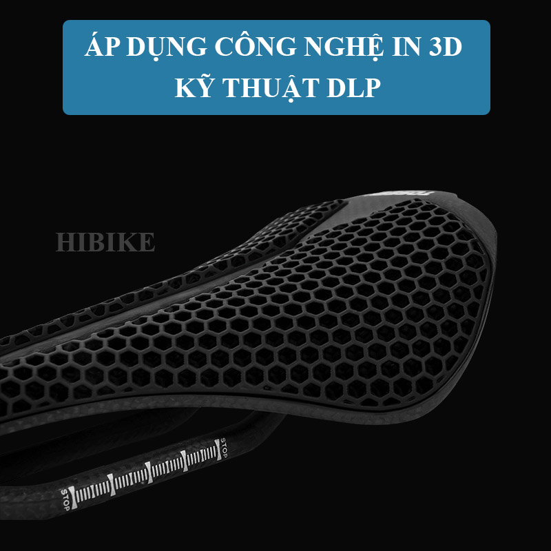 Yên Xe Đạp Carbon 3D Toseek P300