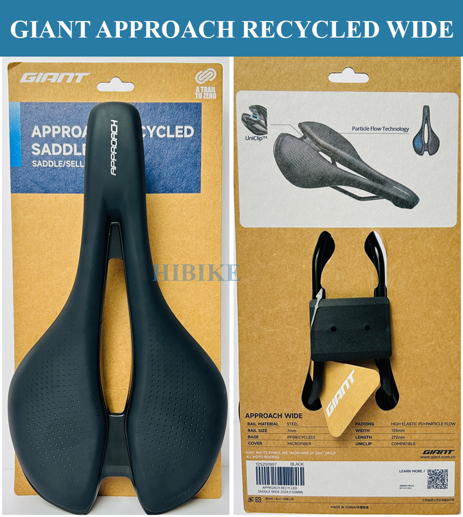 Yên Xe Đạp GIANT APPROACH RECYCLED WIDE