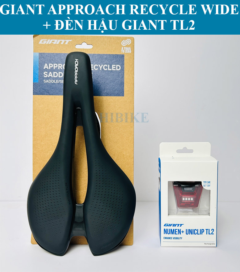 Yên Xe Đạp GIANT APPROACH RECYCLED WIDE
