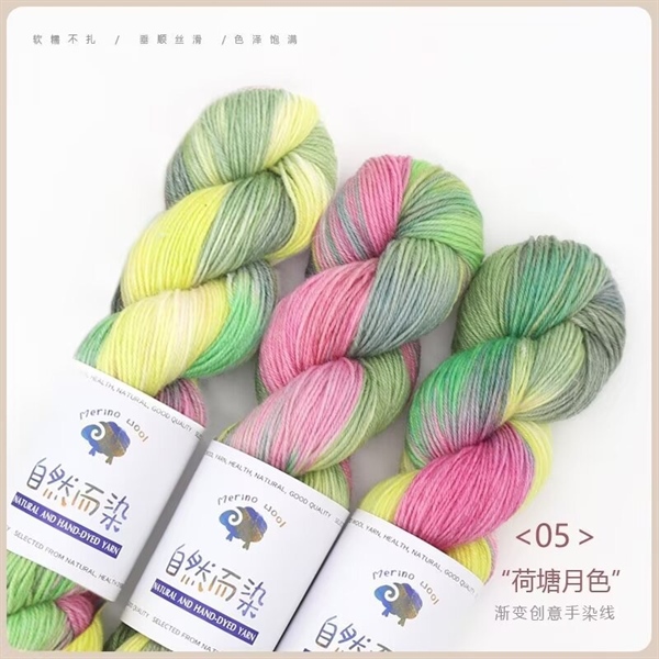 100GR LEN MERINO MÀU LOANG