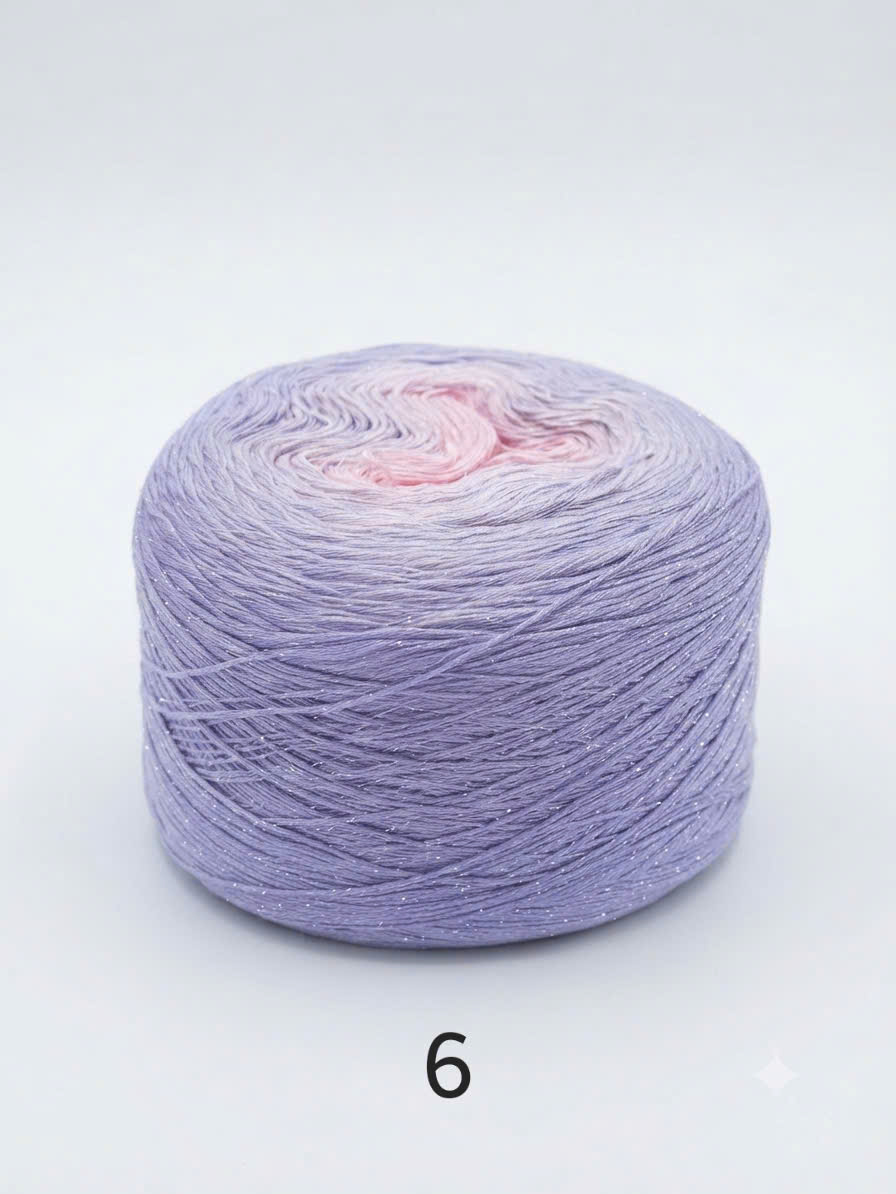 Sợi cầu vồng cotton 
(cuộn 350gr)