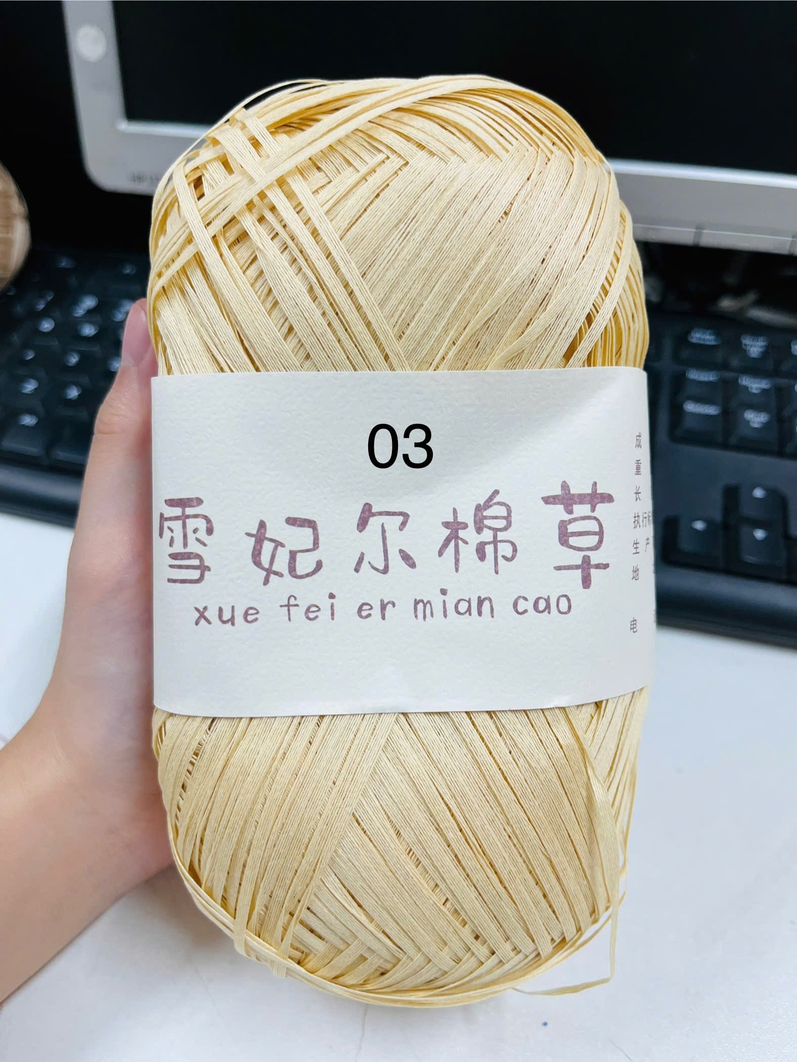 Sợi Cỏ MianCao 100gr hãng 雪妃尔