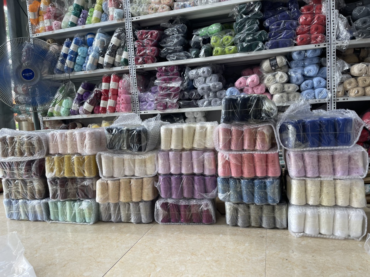 Sợi cotton kim sa 3mm