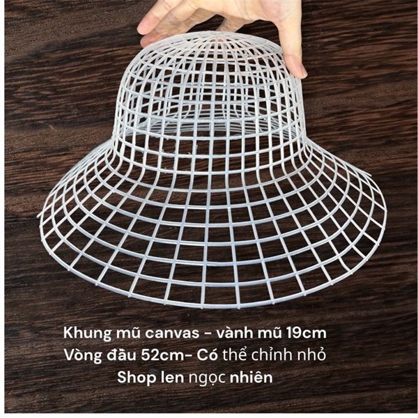 Canvas phom mũ cắt sẵn