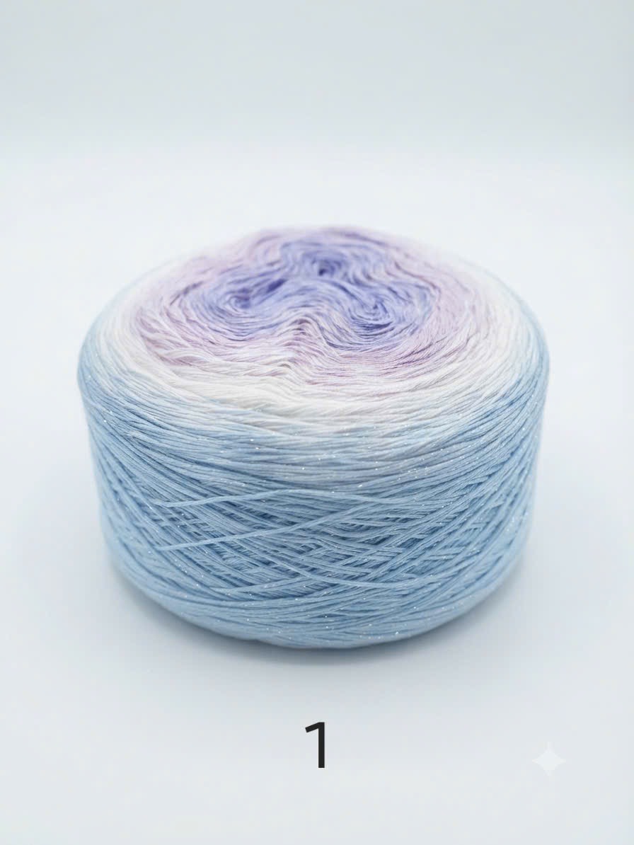 Sợi cầu vồng cotton 
(cuộn 350gr)