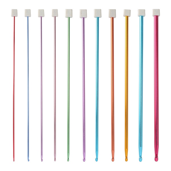 Bộ 11 kim móc Tunisan , chiều dài 27cm