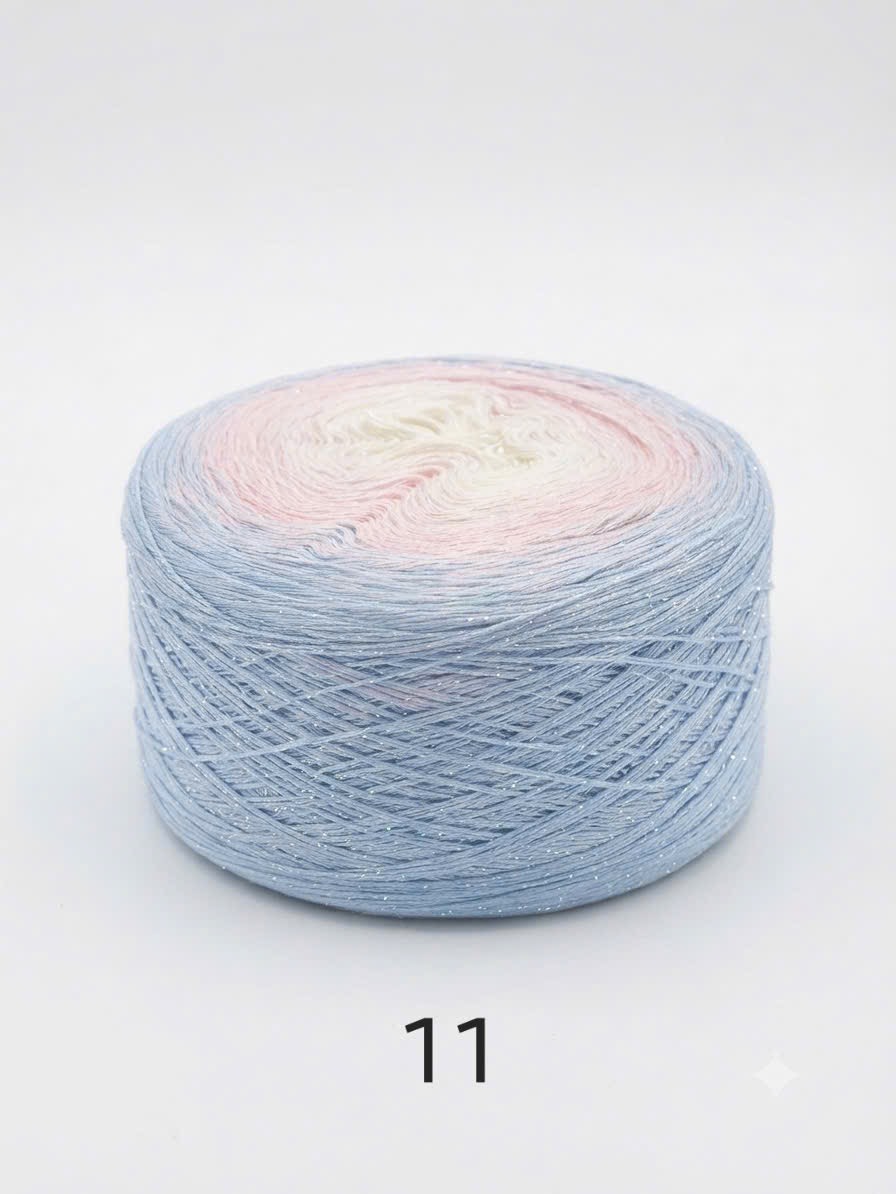 Sợi cầu vồng cotton 
(cuộn 350gr)