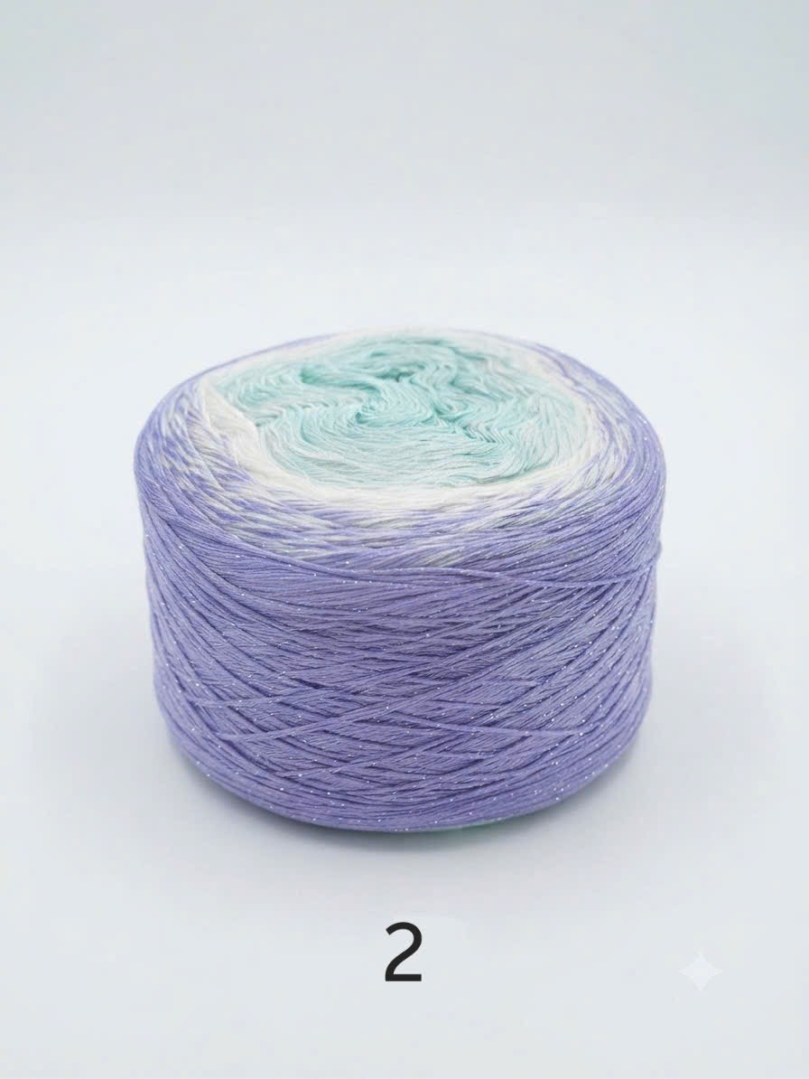 Sợi cầu vồng cotton 
(cuộn 350gr)
