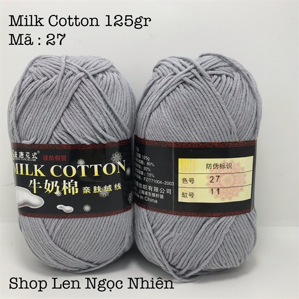 Len Milk Cotton 125gr