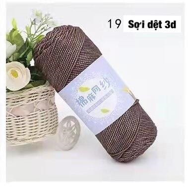 Sợi Dệt 3D bọc lưới kích thước sợi 3mm