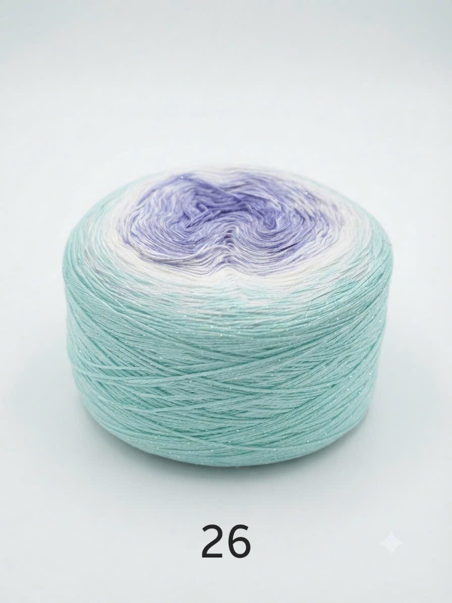 Sợi cầu vồng cotton 
(cuộn 350gr)