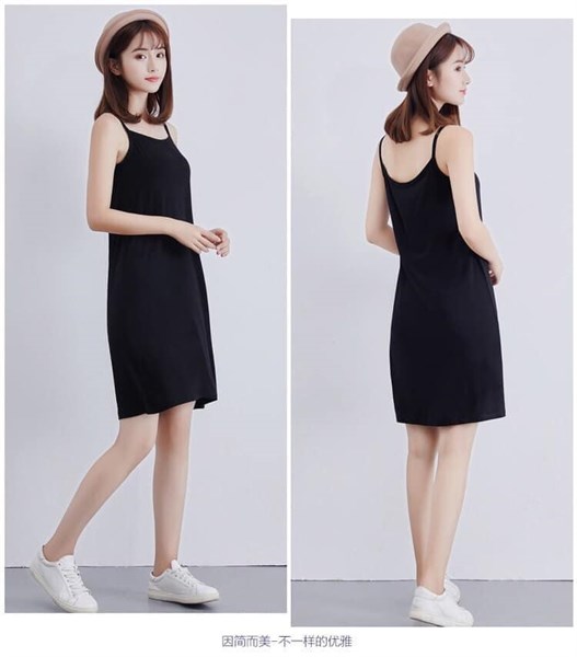 Váy cotton 2 dây